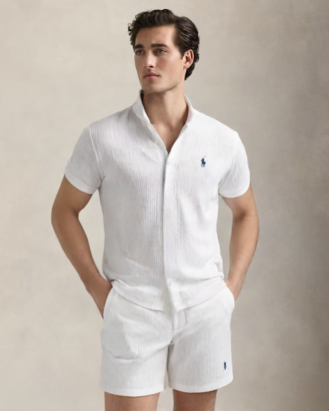 Men’s Deluxe Combo – Shirt & Shorts in High-End Quality