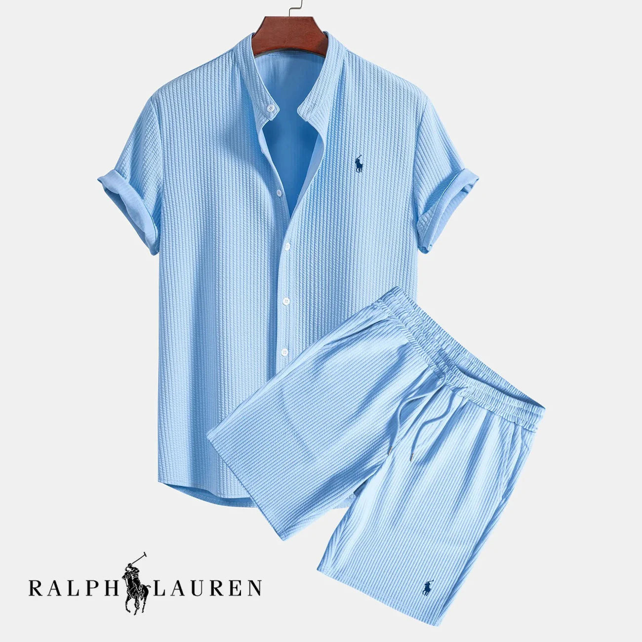 Men’s Deluxe Combo – Shirt & Shorts in High-End Quality